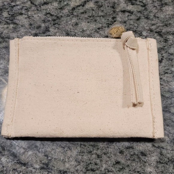 Chloé Parfum Cream‎ Canvas Zippered Pouch Bag Cosmetic Bag Travel - Picture 6 of 6